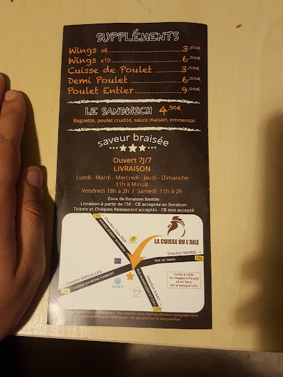 La Cuisse Ou L'aile, Restaurant à Gonesse