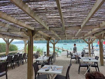 La Plage Des Dauphins, Restaurant à Charavines