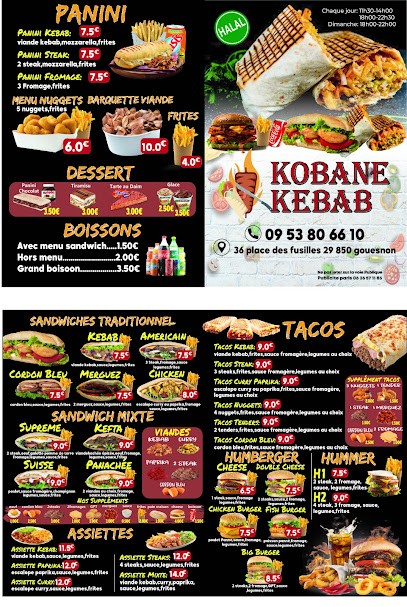 Kebab Gouesnou, Restaurant à Gouesnou
