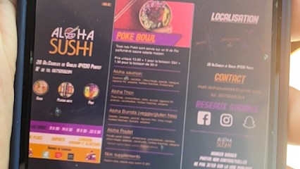 Alohasushi84, Restaurant au Pontet