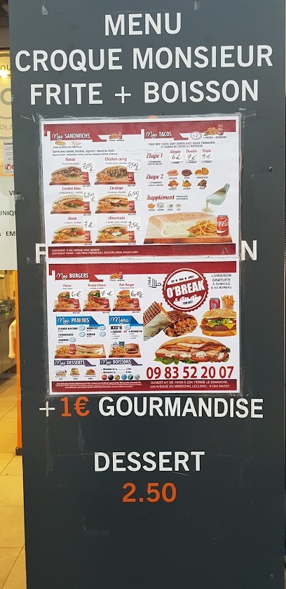 O'break Le Tacos, Restaurant à Massy