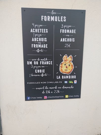 PIZZERIA CHEZ BABY, Restaurant à Septèmes-les-Vallons