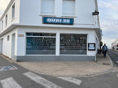 Quai 26, Restaurant à Noirmoutier-en-l'Île