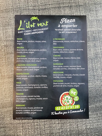 L'Ilot Vert, Restaurant à Prée-d'Anjou