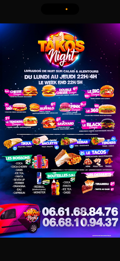 Takos Night Restaurant à Calais