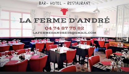 La Ferme d André - Bar - Hôtel - Restaurant - Saint Jean de Bournay, Restaurant à Saint-Jean-de-Bournay