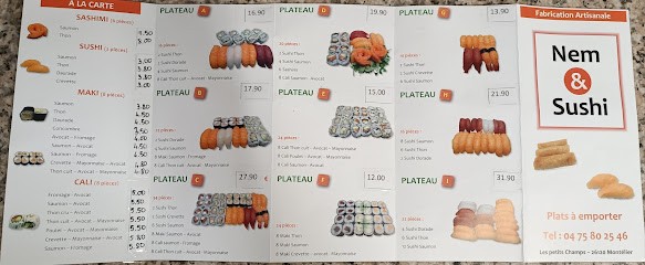 Traiteur Nem&Sushi, Restaurant à Montélier