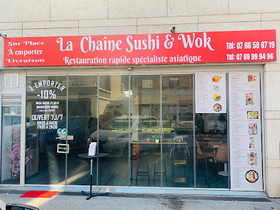 La Chaîne Sushi & Wok Restaurant à Cagnes-sur-Mer
