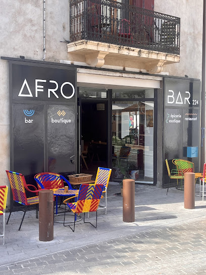 Afrobar 224 Restaurant à Ganges