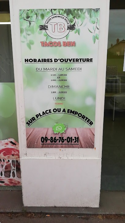 Tacos Ben, Restaurant à Fourchambault