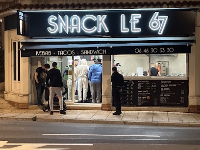 Snack le 67, Restaurant à Vallauris