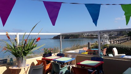 Le Buveur de Lune Saint Jacut de la Mer terrasse vue mer panoramique, Restaurant à Saint-Jacut-de-la-Mer