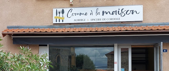 Comme À La Maison - Auberge Et Épicerie De Cordelle Restaurant à Cordelle